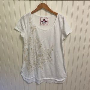 Large, Johnny Was, Embroidered Tunic T-Shirt